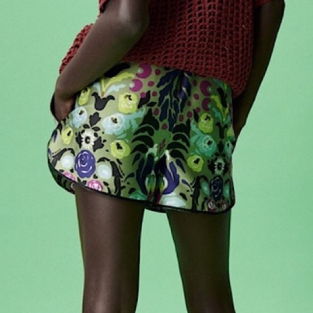 Zara satin floral shorts - Picture 3 of 9